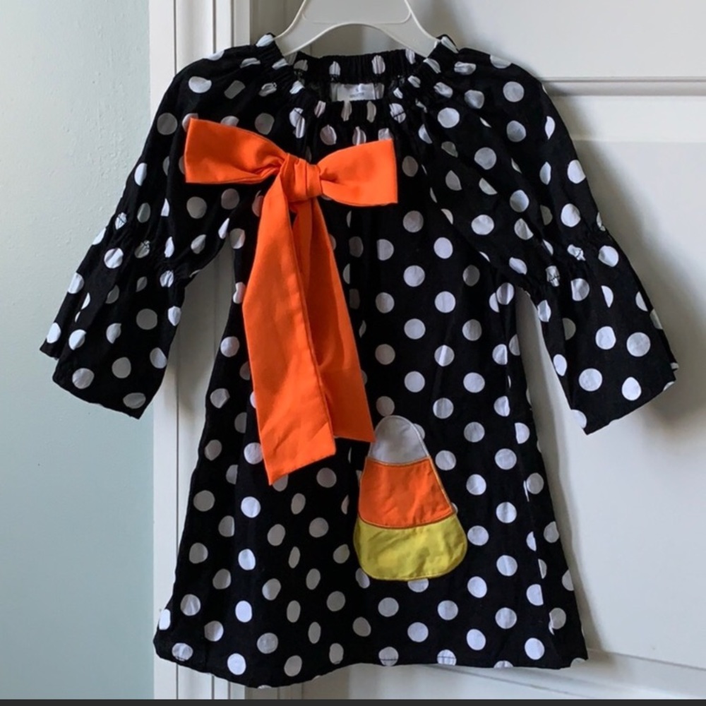 Halloween candy corn dress (girls)